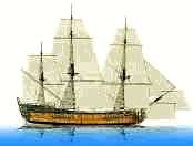An East Indiaman ship